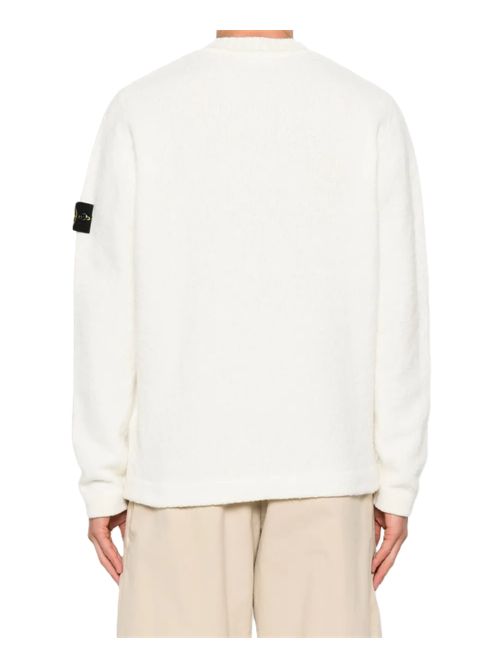 Stone Island Maglione con girocollo a coste Stone Island | K2S155100056S00N2V0093 IVORY